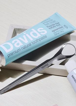 Davids spearmint преміальна зубна паста зі смаком свіжої мʼяти , 149 г