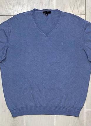 Чоловічий бавовняний светр yves saint laurent made in france size 52 (l)