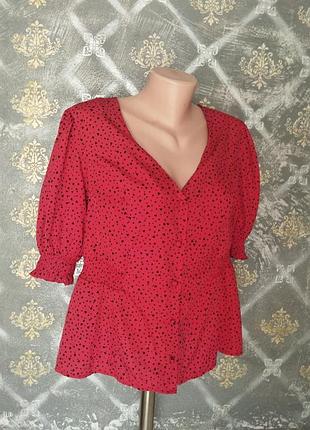 Шикарна блуза в сердечки