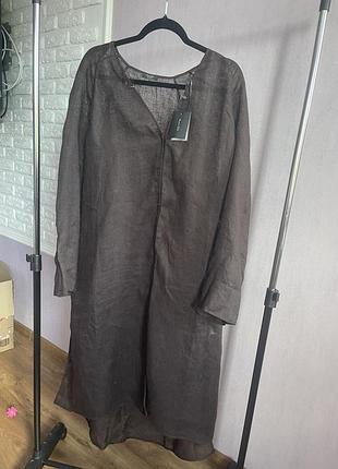 Туніка накидка сукня massimo dutti р.l. oversize