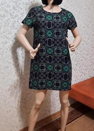 Платье ax paris р. 12 трикотаж баллон бохо