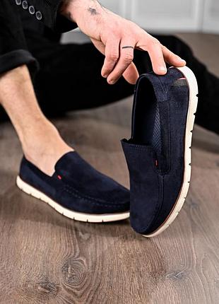 Men's blue loafers dl6606(42 - 03)