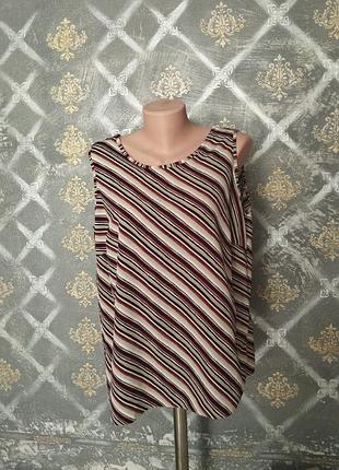 Блуза майка в полоску