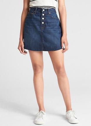 Міні джинсова спідниця gap юбка мини деним