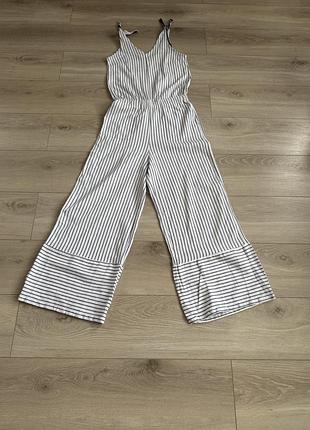 Бавовняний комбінезон у смужку