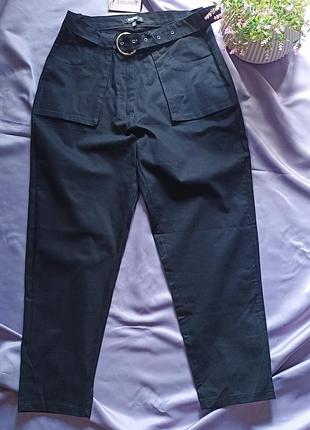 Коттоновые женские брюки-мом