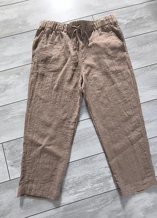 Легкие широкие брюки мом, размер 52 -54