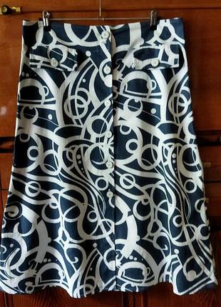 Стрейч-коттонова довга спідниця р.50-52 "for women"