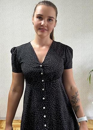 Міні сукня на ґудзиках 4