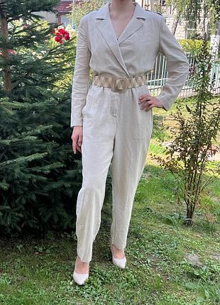 Комбінезон жіночий лляний zara