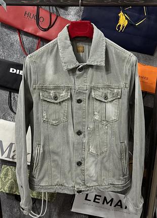 Куртка чоловіча hugo boss orange сірий m
