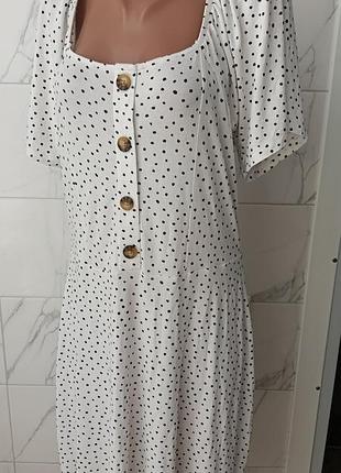 Натуральное платье 50-52.