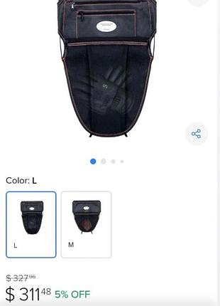 Сумка на задній сидінні мотоцикла