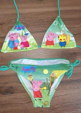 👙 купальник для девочки pepa pig свинка пеппа