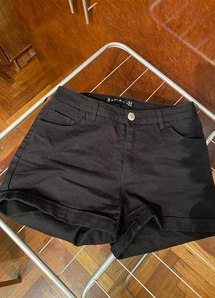 Джинсові чорні шорти