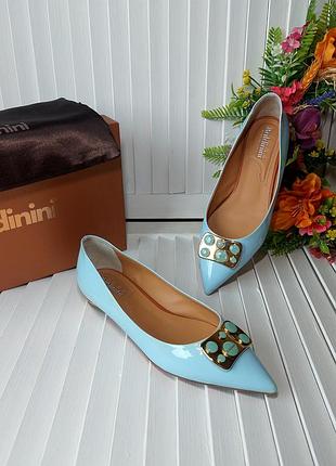 Туфли лодочки натуральная лаковая кожа baldinini