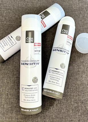 Cien men піна для гоління sensitive німеччина, 300 мл