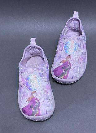 Аквашузы эльзы 23 размер (14,5 см стелька) ледяное сердце для пляжа в бассейн детские