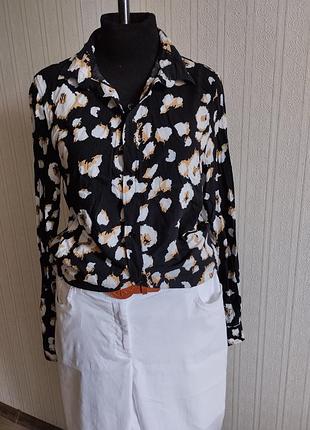 Распродажа!!шикарная рубашка, лео, натуральная
