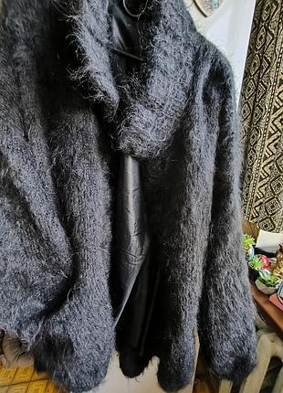 Кофта пальто мохер великий р 52-54 пог 60-70 см