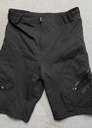 Черные велошорты b'twin размер 30''