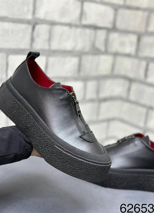 Кеди натуральна шкіра