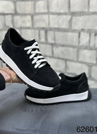 Кроссовки натуральная замша