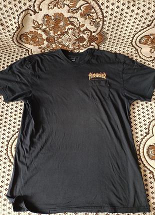 Футболка thrasher x vans