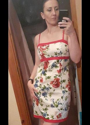 Платье в цветочный принт 2