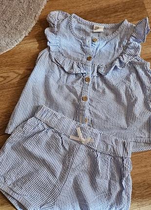 Літній костюм hsm , 6-9 міс.
