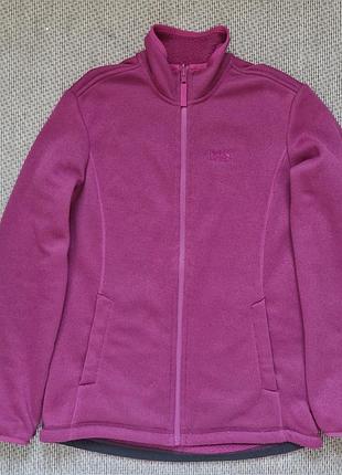 Jack wolfskin флисовый реглан кофта поддевая под куртку