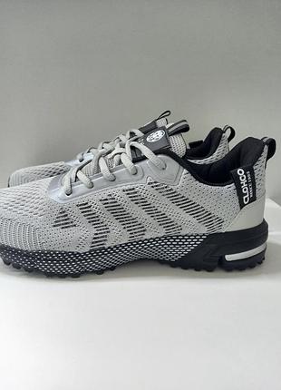 Кроссовки мужские. материал: текстиль, не жаркие. цвет серый. подошва легкая. х - 9455 цена 1100