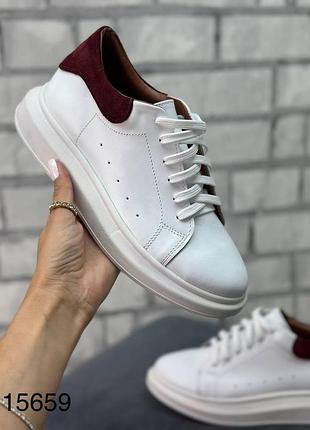 Кеды женские натуральная кожа/замша