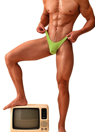 Слипы для мужчин от бренда adannu салатового цвета