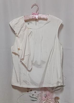 Элегантная шелковая блуза laura ashley