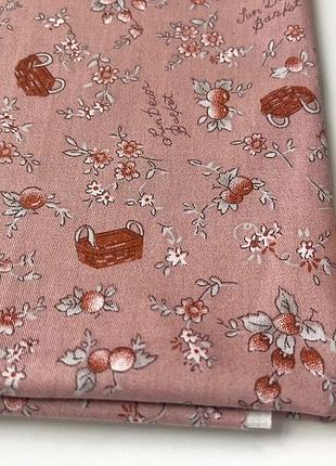 100% хлопковая ткань с цветочным принтом , (40×50 см)