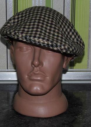 Кепка чоловіча кашкет у клітинку утеплена — redhills 58 см. 7-1/8