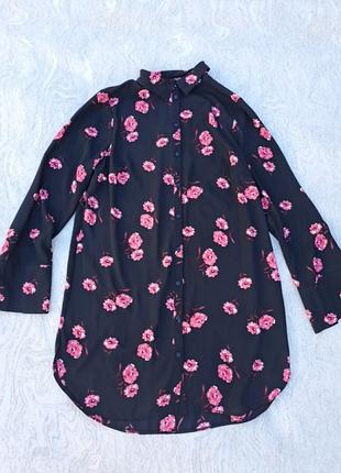 Подовжена сорочка сукня шифон