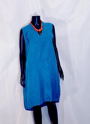 Оригинальное платье бохо лен #36