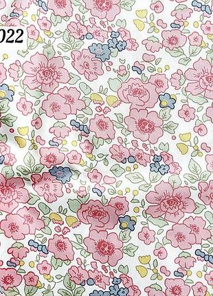 100% хлопковая ткань с цветочным принтом , (40×50 см)