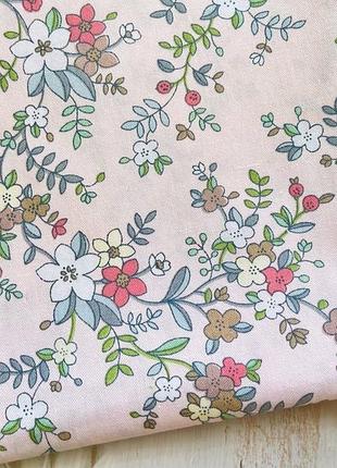 100% хлопковая ткань с цветочным принтом , (40×50 см)