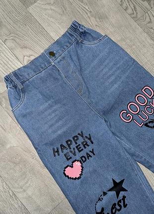 Стильні джинси на дівчинку 10-11 років