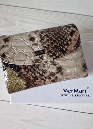 Шкіряний невеликий жіночий гаманець vermari