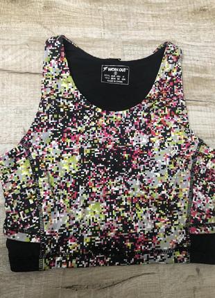 Спортивний топік яскравий модний стильний нові топ супер якість