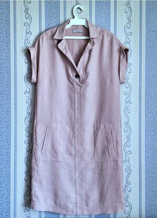 Стильное льняное платье c&a