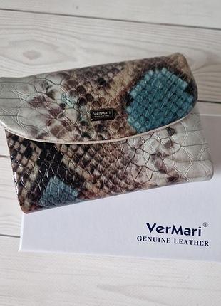 Кожаный небольшой женский кошелек vermari