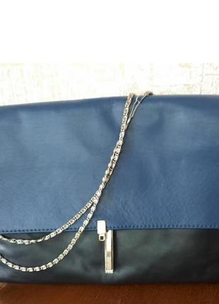 Кожаная сумка zara