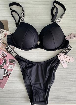 Купальник victoria’s secret swim топ 34a (75a), плавки s. вікторія сікрет
