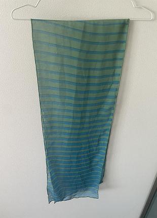 100% шовк шарф у смужку
