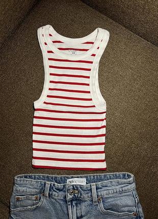 Трендовий новий топ в рубчик в смужку xs s